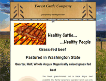 Tablet Screenshot of forestcattle.com